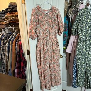 Universal Thread Long Jumpsuit - Pink Floral